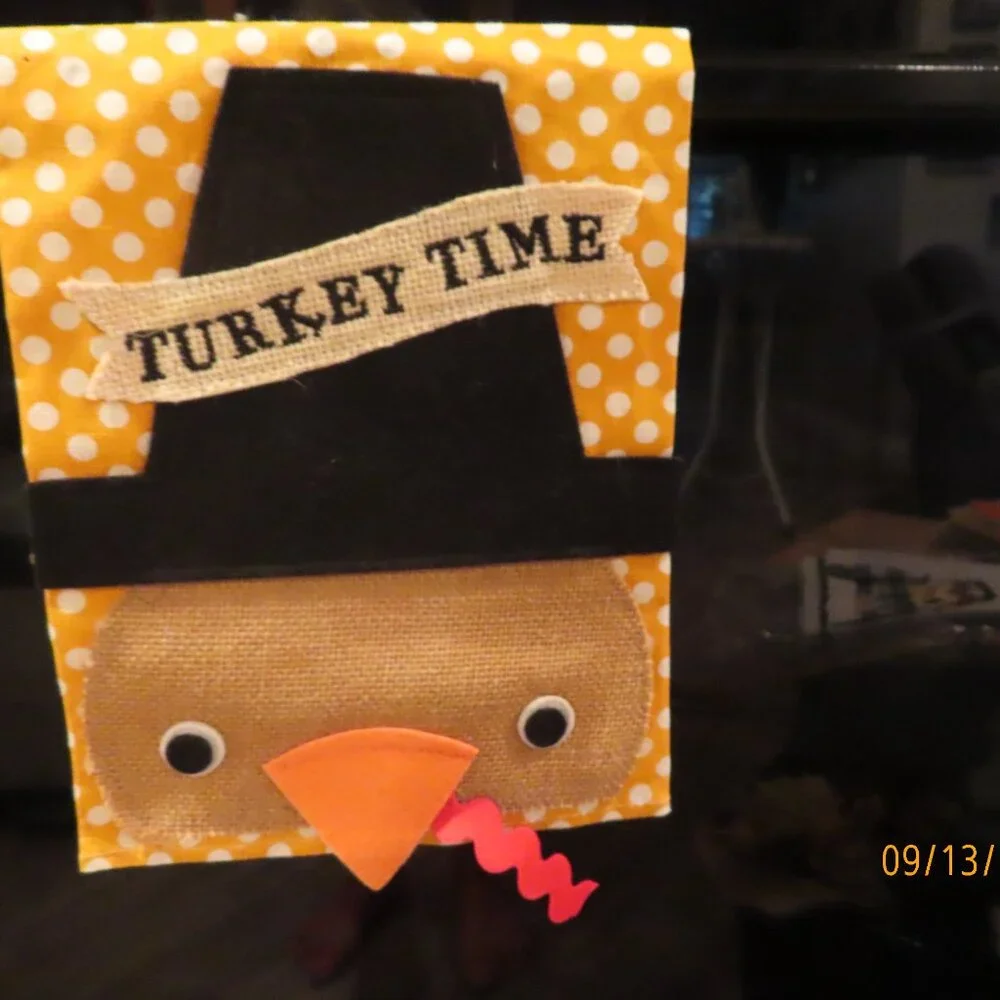 ThanksGiving Turkey Time Tea Dish Towel